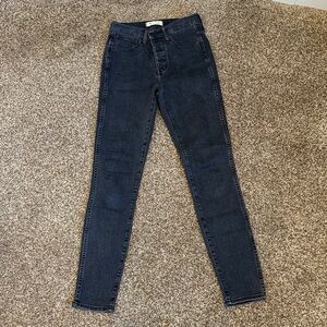 Madewell Women's black Skinny Jeans 30”